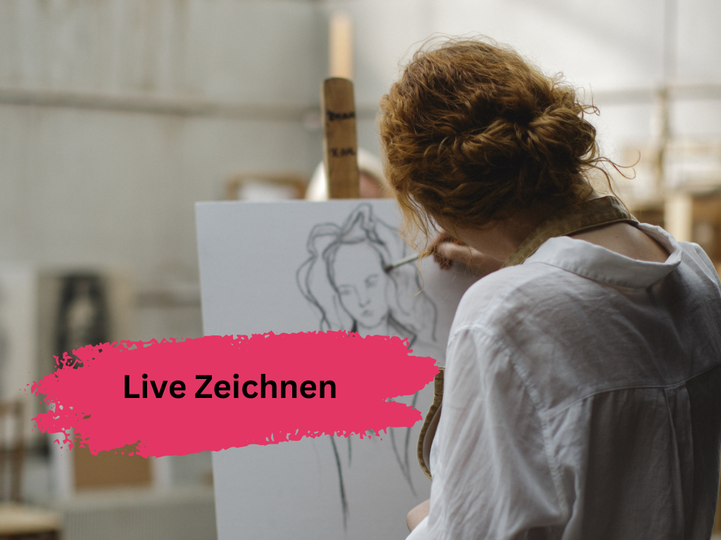 Live zeichnen als beliebtes Format für Marketing Events und Hochzeiten